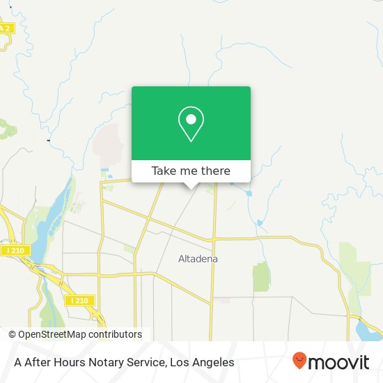 Mapa de A After Hours Notary Service
