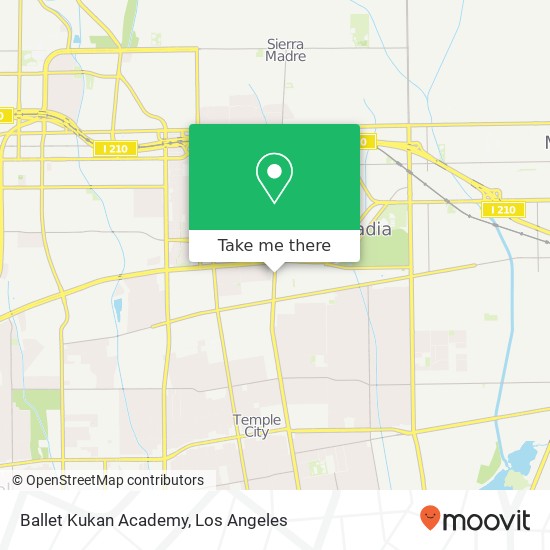 Mapa de Ballet Kukan Academy