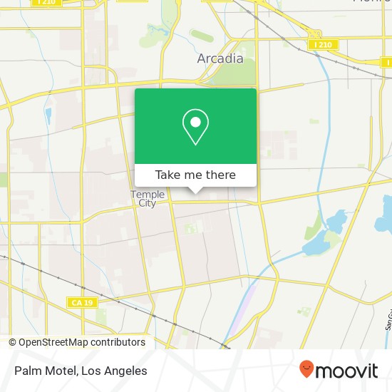 Palm Motel map