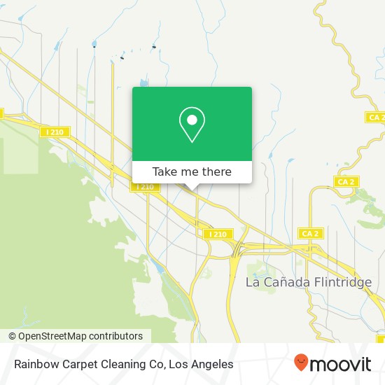 Mapa de Rainbow Carpet Cleaning Co