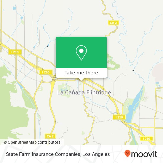 State Farm Insurance Companies map