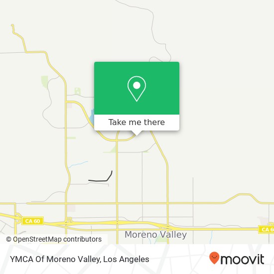 Mapa de YMCA Of Moreno Valley