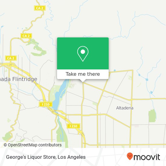 George's Liquor Store map