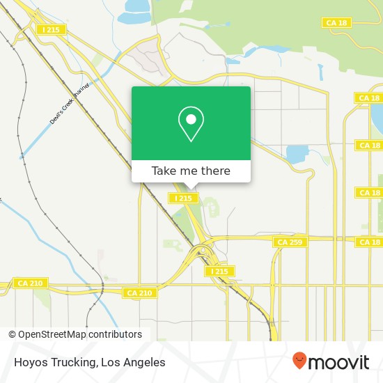 Hoyos Trucking map