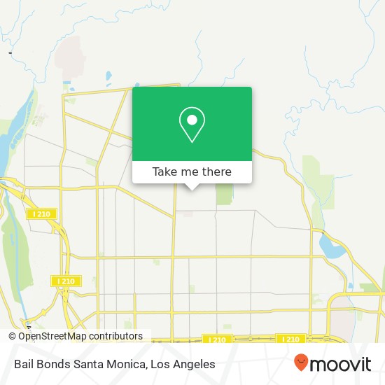 Bail Bonds Santa Monica map