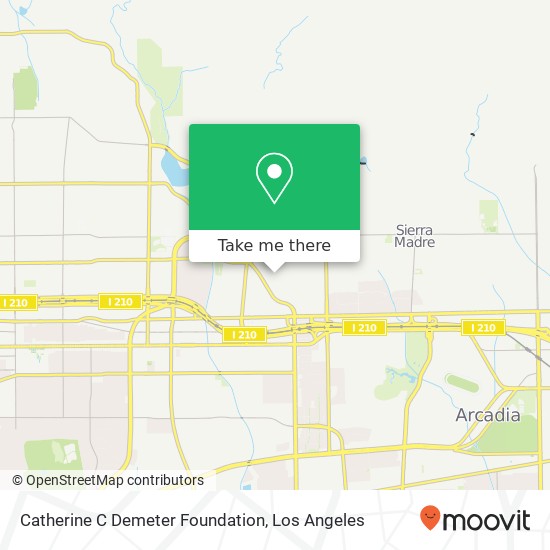 Catherine C Demeter Foundation map