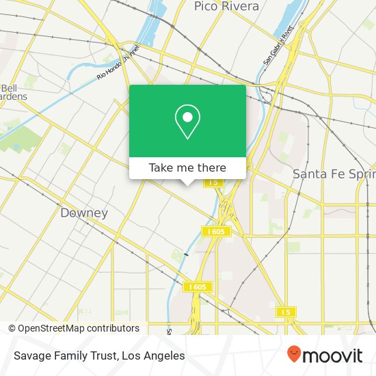 Savage Family Trust map