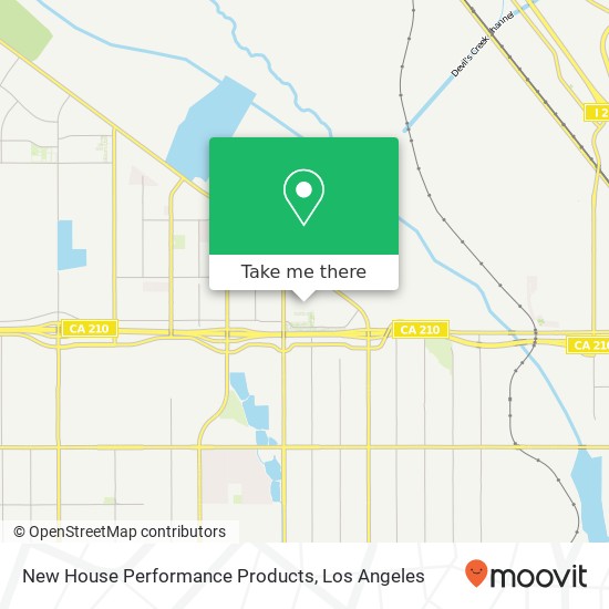 New House Performance Products map