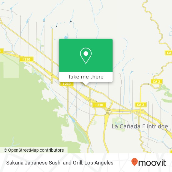 Sakana Japanese Sushi and Grill map