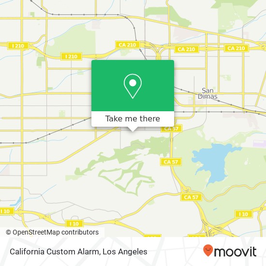 Mapa de California Custom Alarm