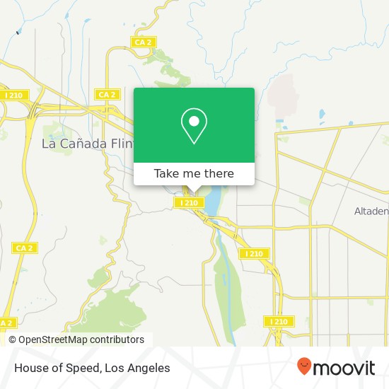 Mapa de House of Speed
