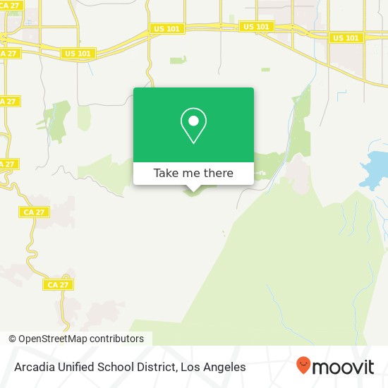 Mapa de Arcadia Unified School District