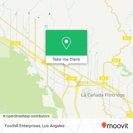 Foothill Enterprises map