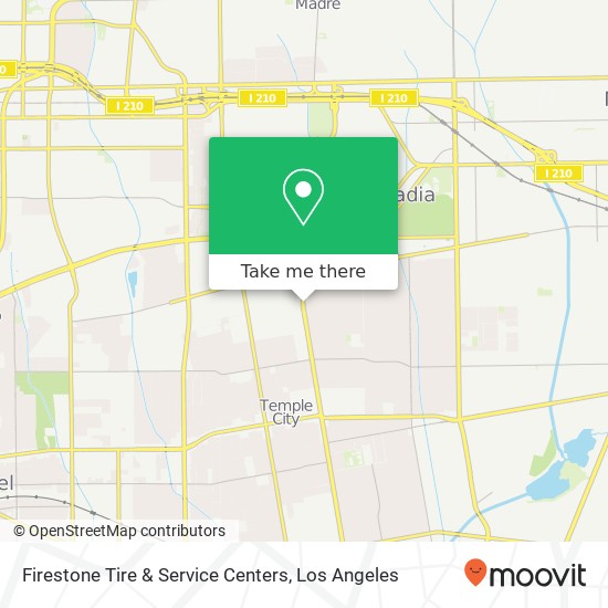 Mapa de Firestone Tire & Service Centers