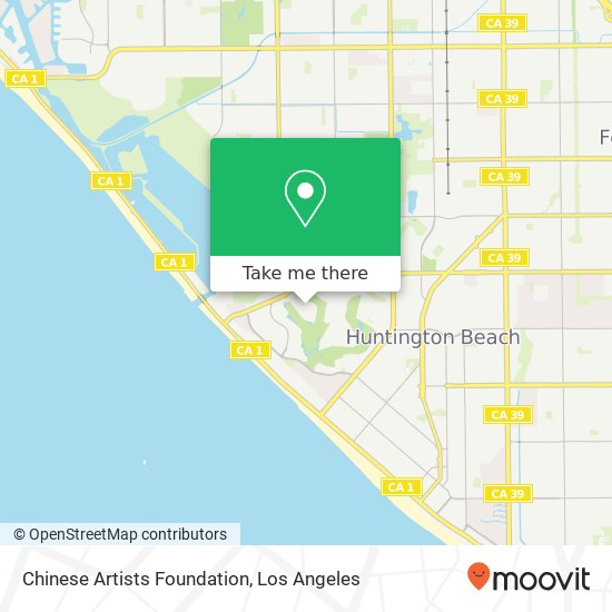 Chinese Artists Foundation map