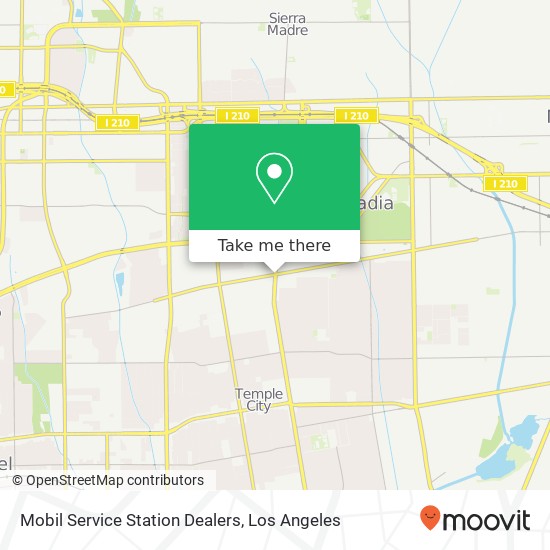 Mapa de Mobil Service Station Dealers