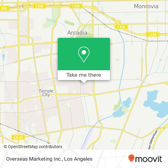 Overseas Marketing Inc. map