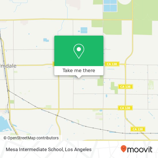 Mapa de Mesa Intermediate School