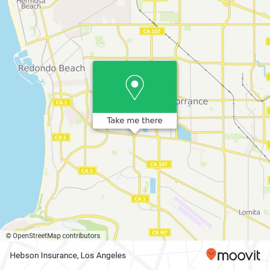 Hebson Insurance map