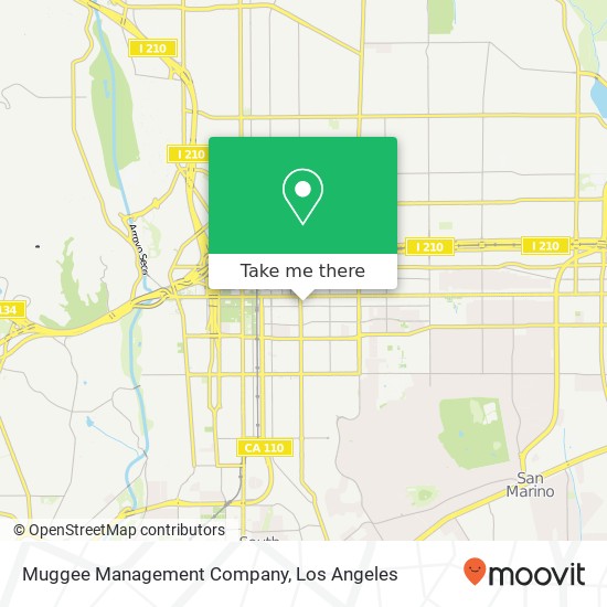 Muggee Management Company map