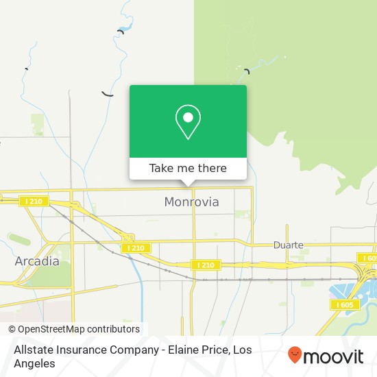 Mapa de Allstate Insurance Company - Elaine Price