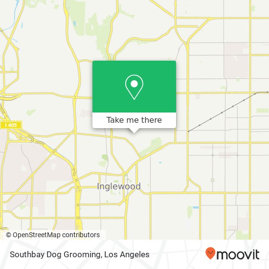 Southbay Dog Grooming map