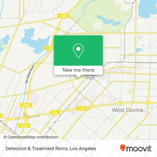 Detection & Treatment Rsrcs map