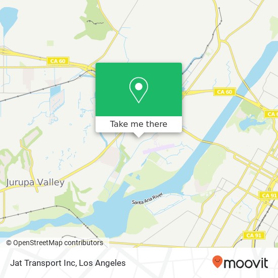 Mapa de Jat Transport Inc