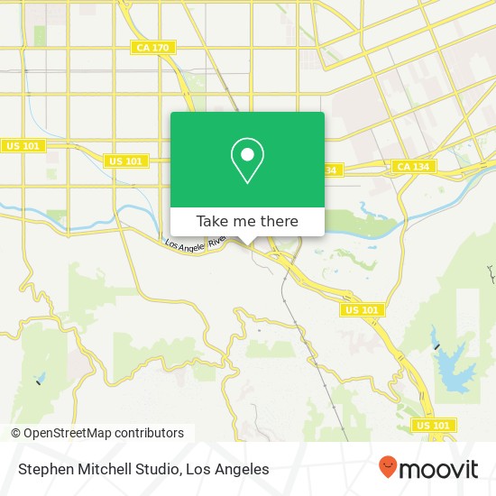 Stephen Mitchell Studio map