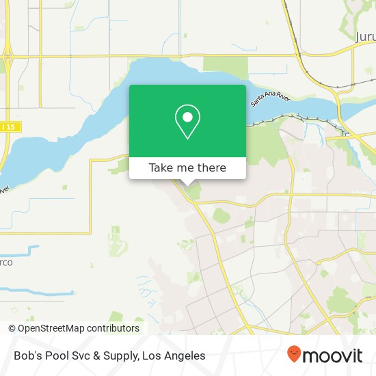 Bob's Pool Svc & Supply map