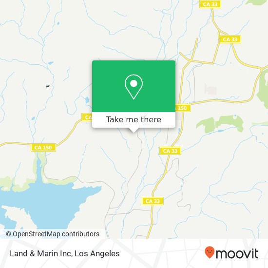 Land & Marin Inc map