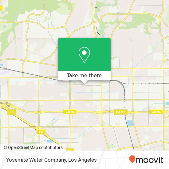 Yosemite Water Company map