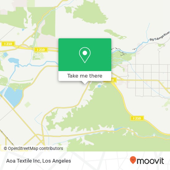 Aoa Textile Inc map