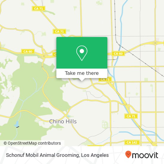 Schonuf Mobil Animal Grooming map