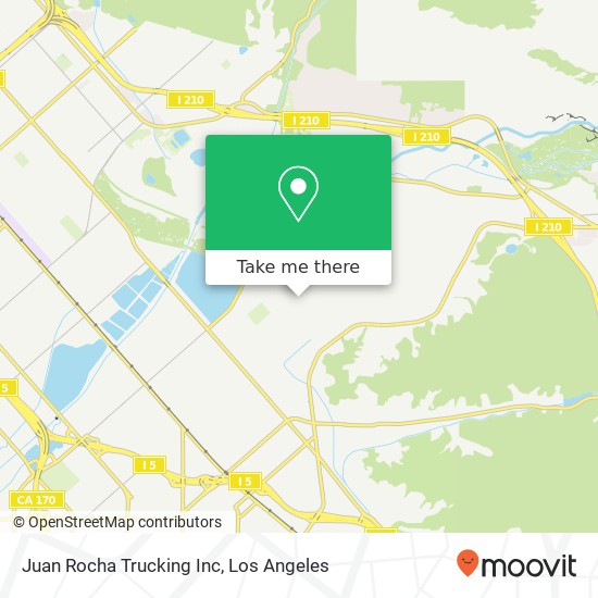 Juan Rocha Trucking Inc map
