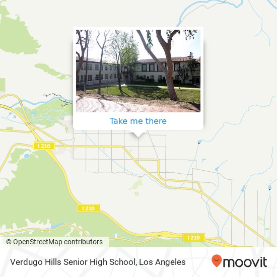 Verdugo Hills Senior High School map