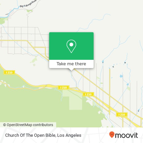 Church Of The Open Bible map