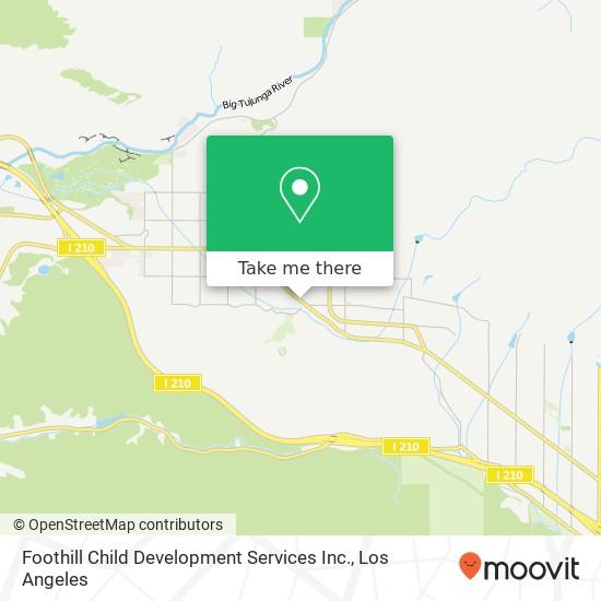 Foothill Child Development Services Inc. map