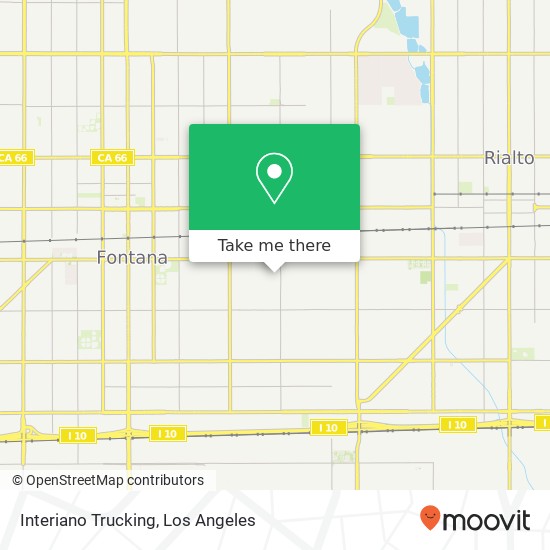 Mapa de Interiano Trucking