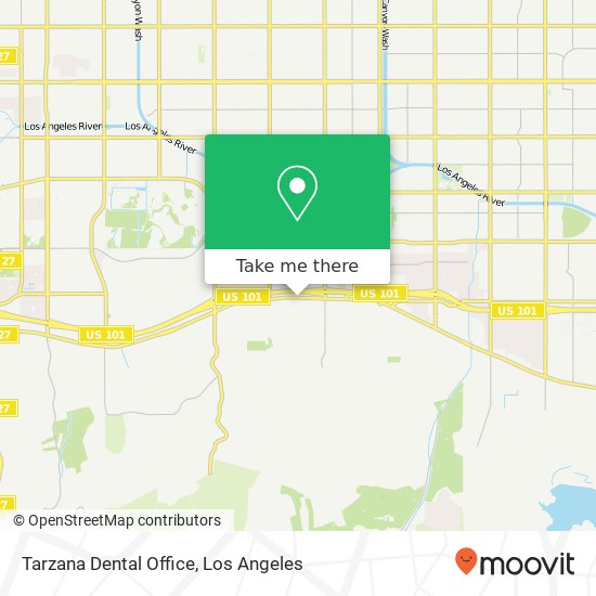 Mapa de Tarzana Dental Office