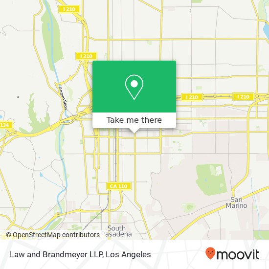 Mapa de Law and Brandmeyer LLP