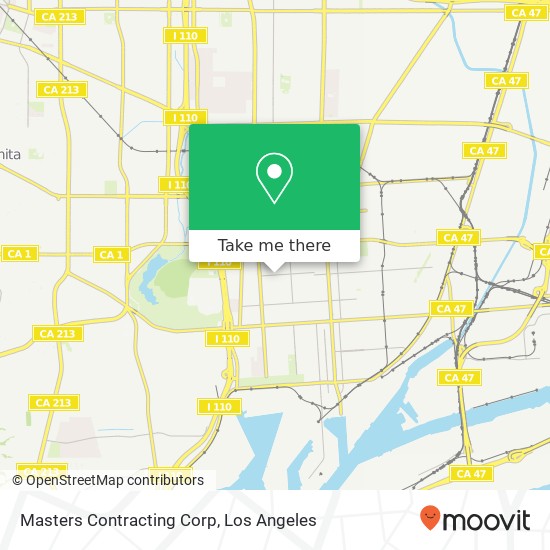 Masters Contracting Corp map