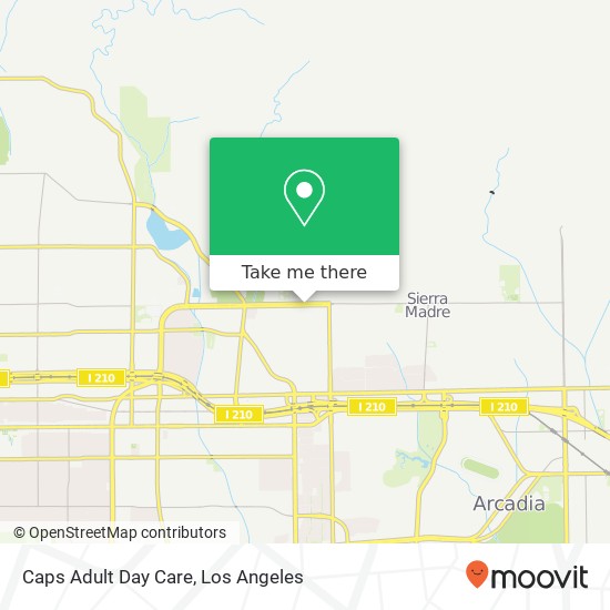 Caps Adult Day Care map