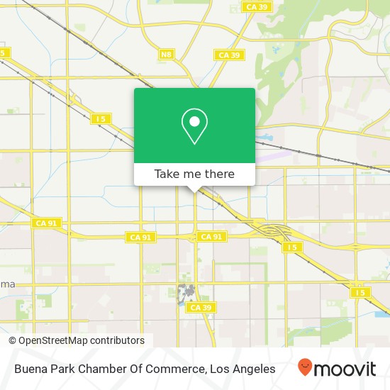 Buena Park Chamber Of Commerce map