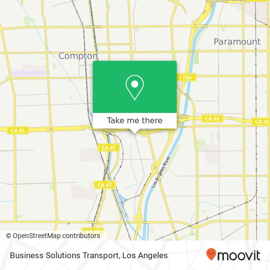 Mapa de Business Solutions Transport