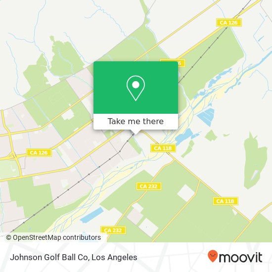 Johnson Golf Ball Co map