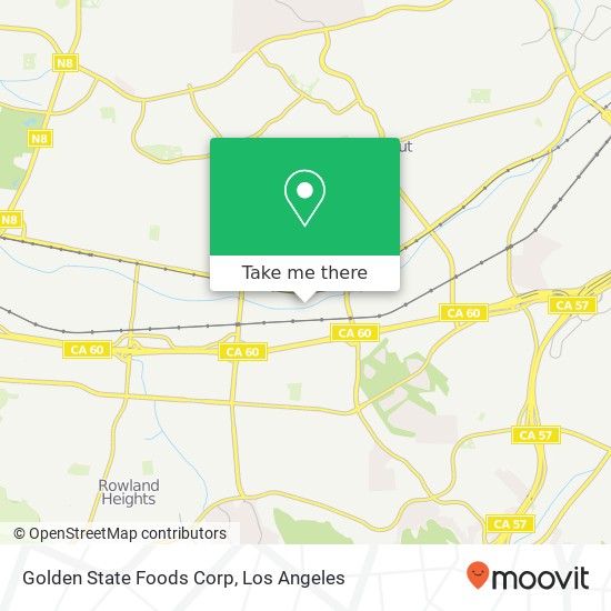 Golden State Foods Corp map