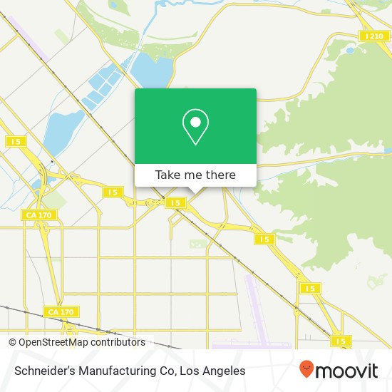 Mapa de Schneider's Manufacturing Co