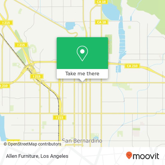 Allen Furniture map