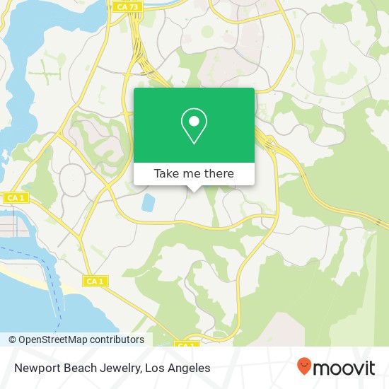 Newport Beach Jewelry map